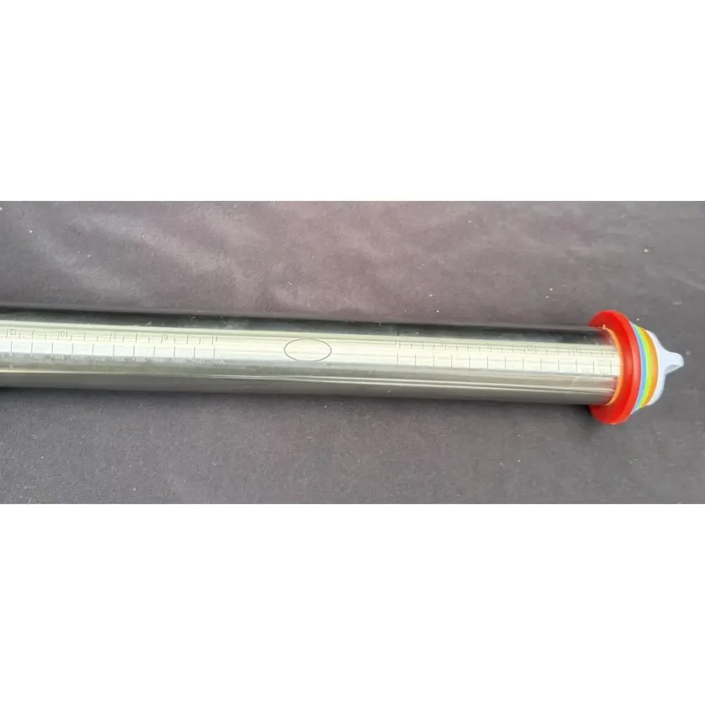 Quellance Rolling Pin 4 X Adjustable Thickness Stainless Steel Dishwasher Safe